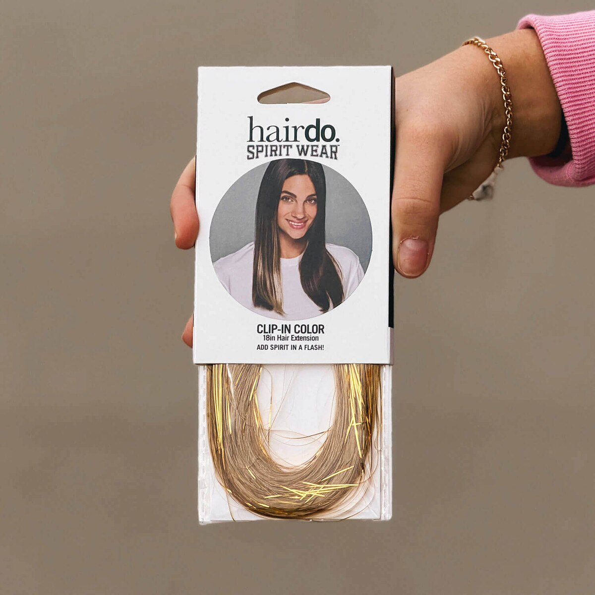 Gold Shimmer Spirit hair Straight Clip-In 18-inch
